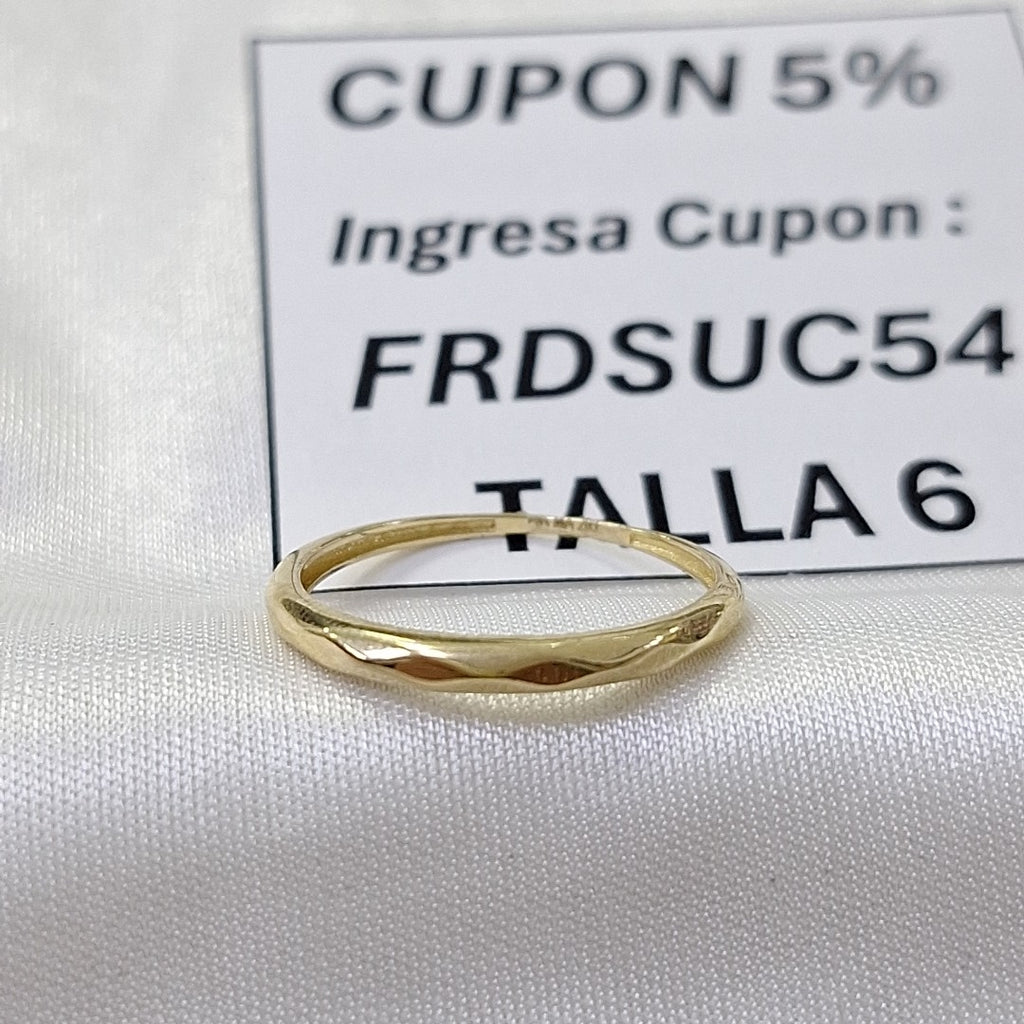 ANILLOS DAMA ORO 14K 0.8 (NUEVO)