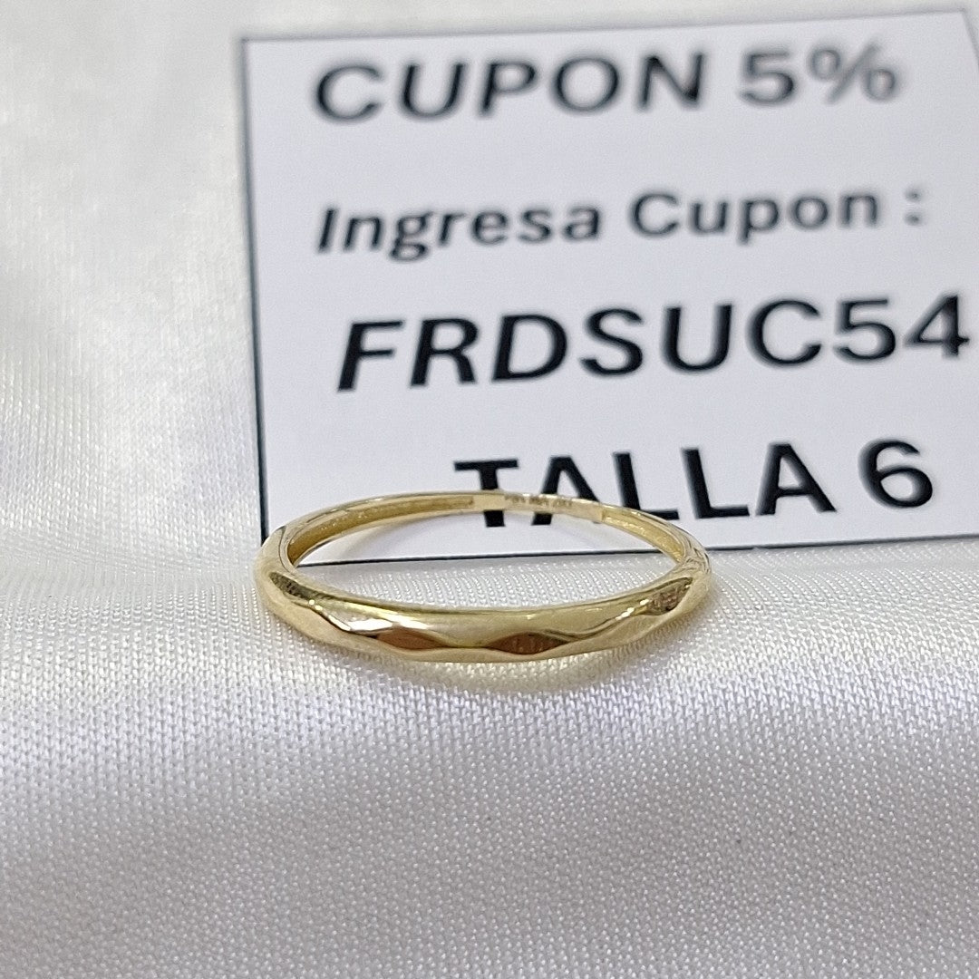ANILLOS DAMA ORO 14K 0.8 (NUEVO)