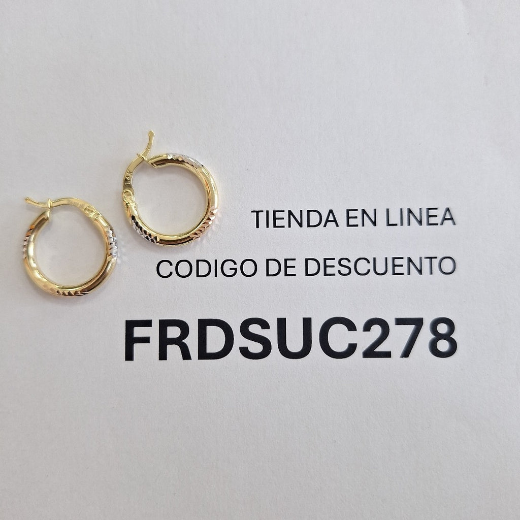 ARRACADAS ORO 14K 1.7 (NUEVO)
