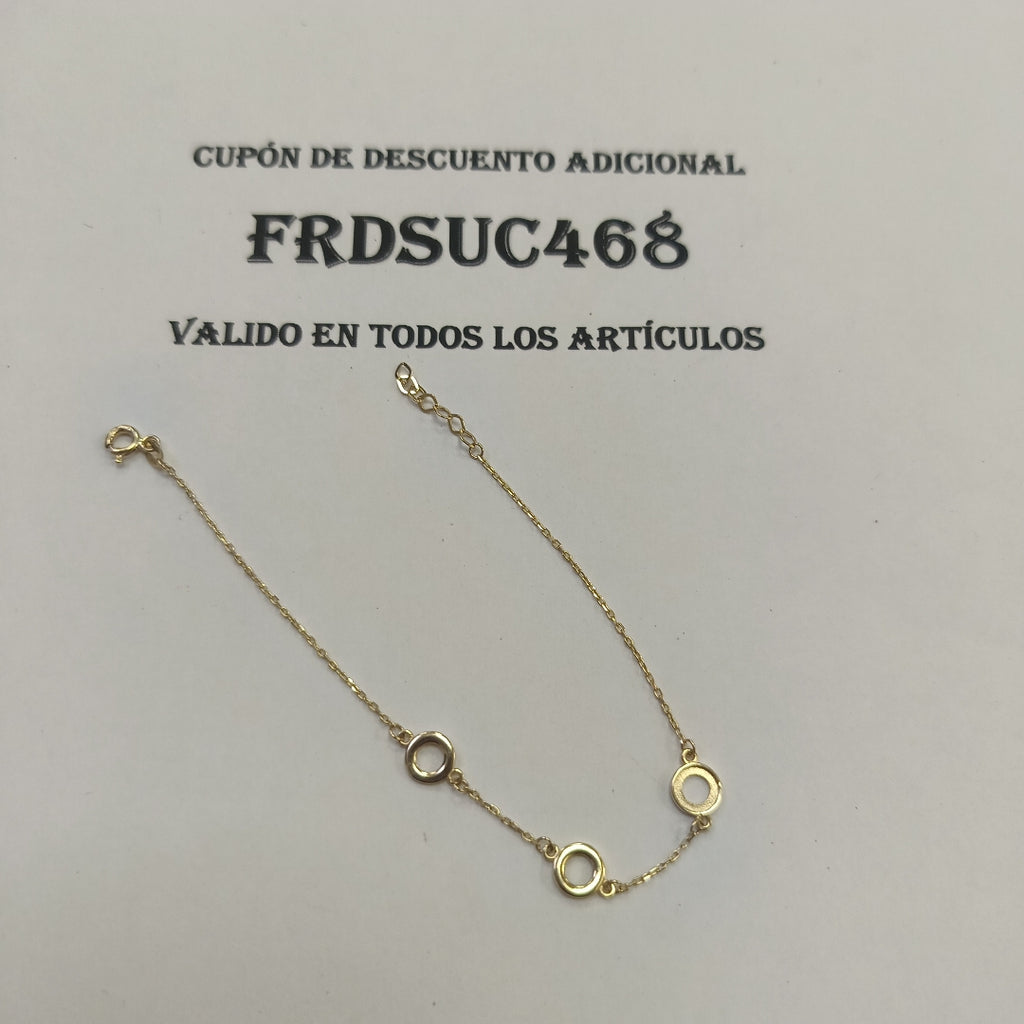 PULSERAS DAMA ORO 14K 1.2 (NUEVO)