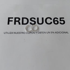 ARRACADAS PLATA .925 2.5 GR (NUEVO)