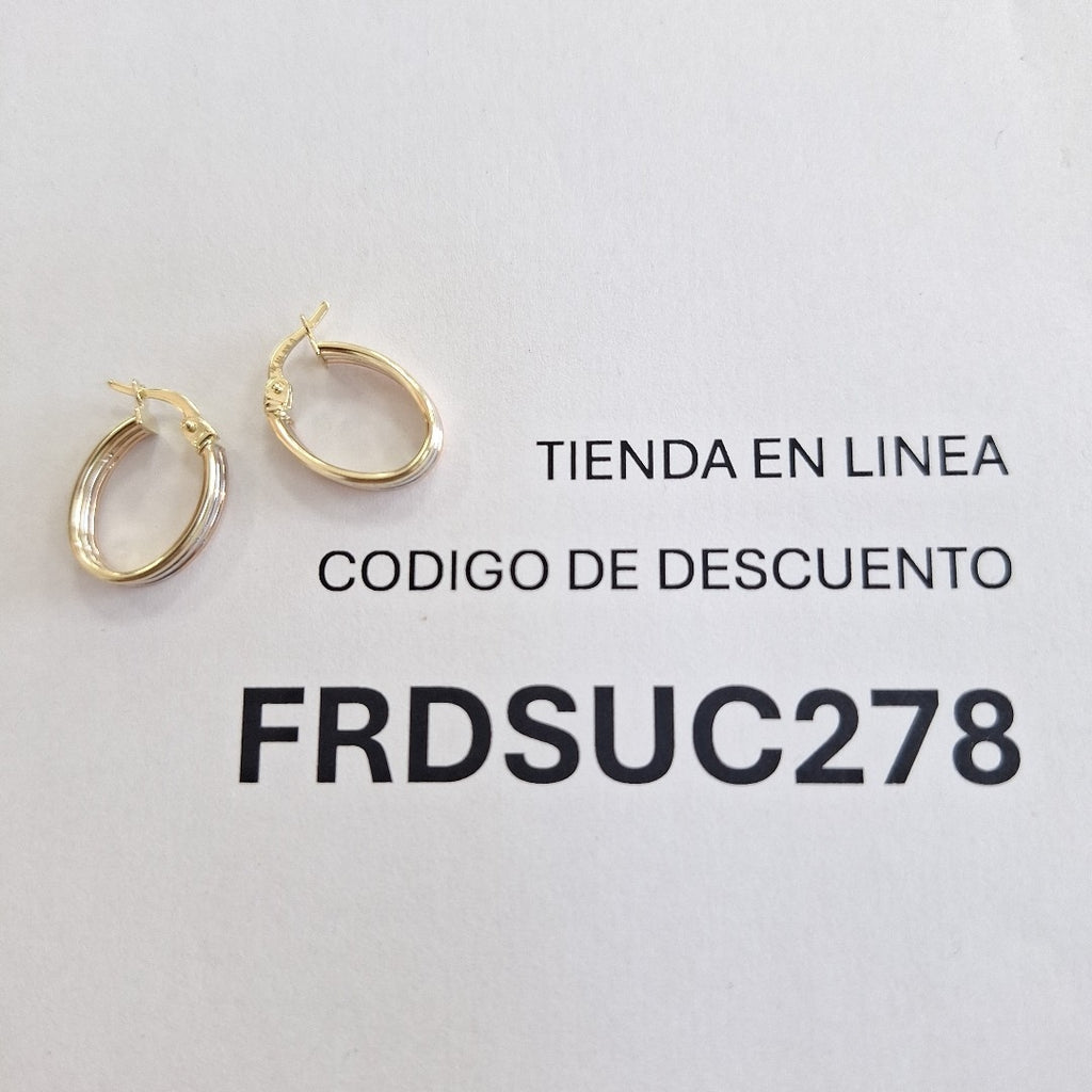 ARRACADAS ORO 14K 1.5 (NUEVO)
