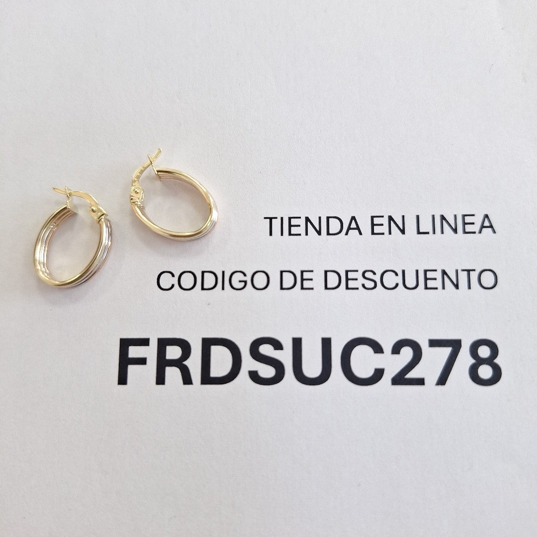 ARRACADAS ORO 14K 1.5 (NUEVO)