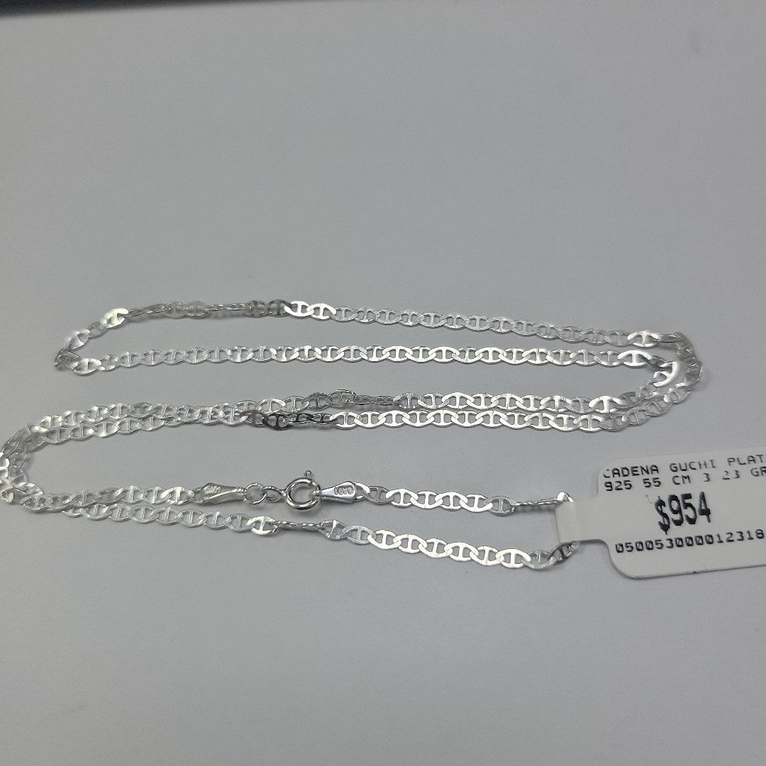 CADENA GUCHI PLATA .925 55 CM 3.23 GR (NUEVO)