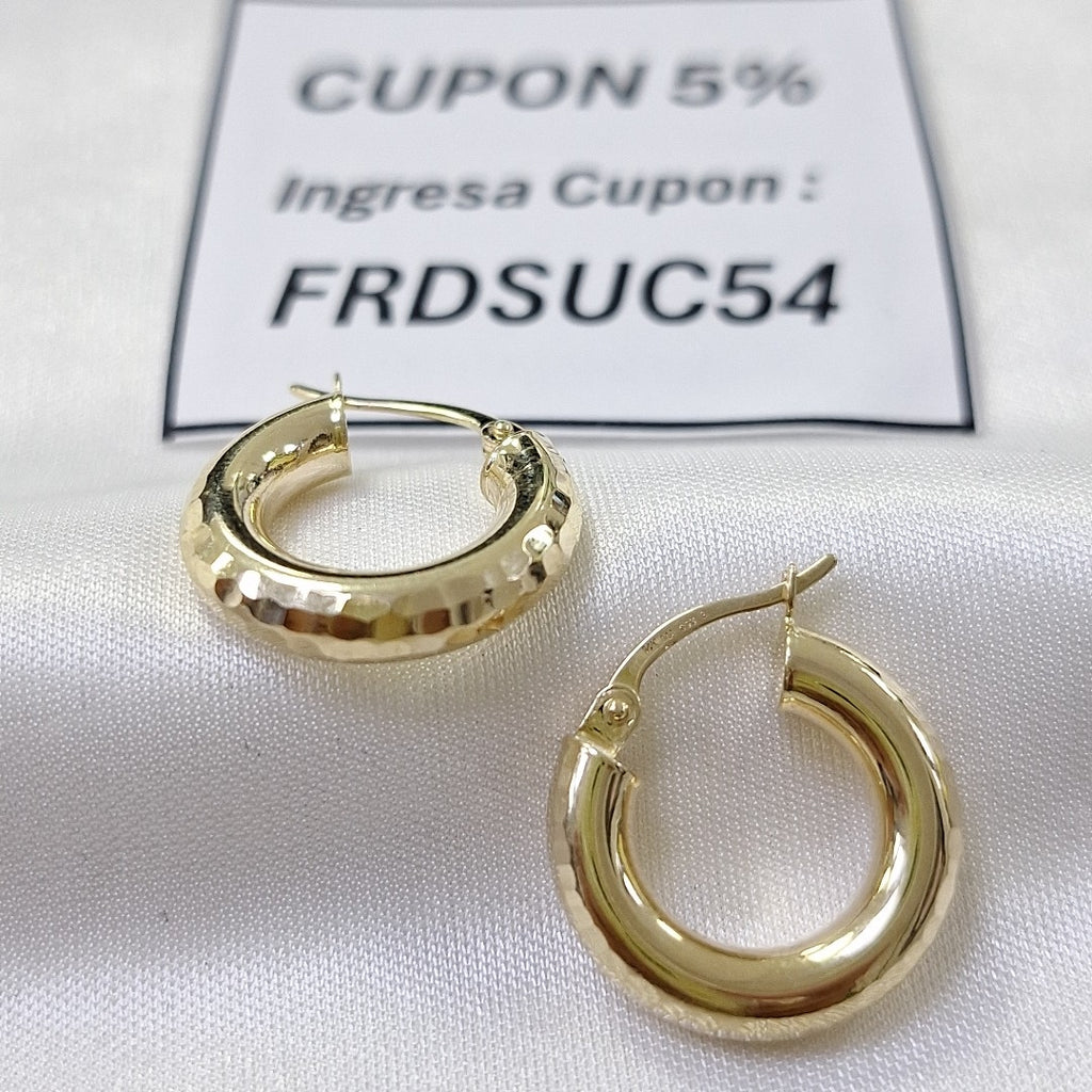 ARRACADAS ORO 14K 2 (NUEVO)