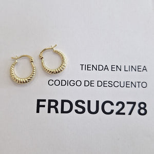 ARRACADAS ORO 14K 1.2 (NUEVO)