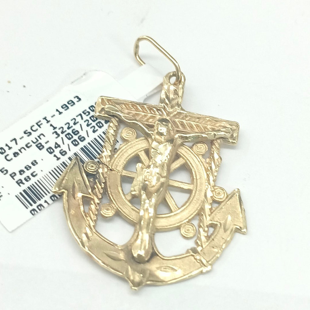 CRISTO OLIMPICO ORO 14 K 5,40 GRMS (SEMINUEVO)