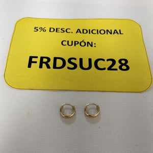 HUGGIES ORO 14K 1.1 (NUEVO)