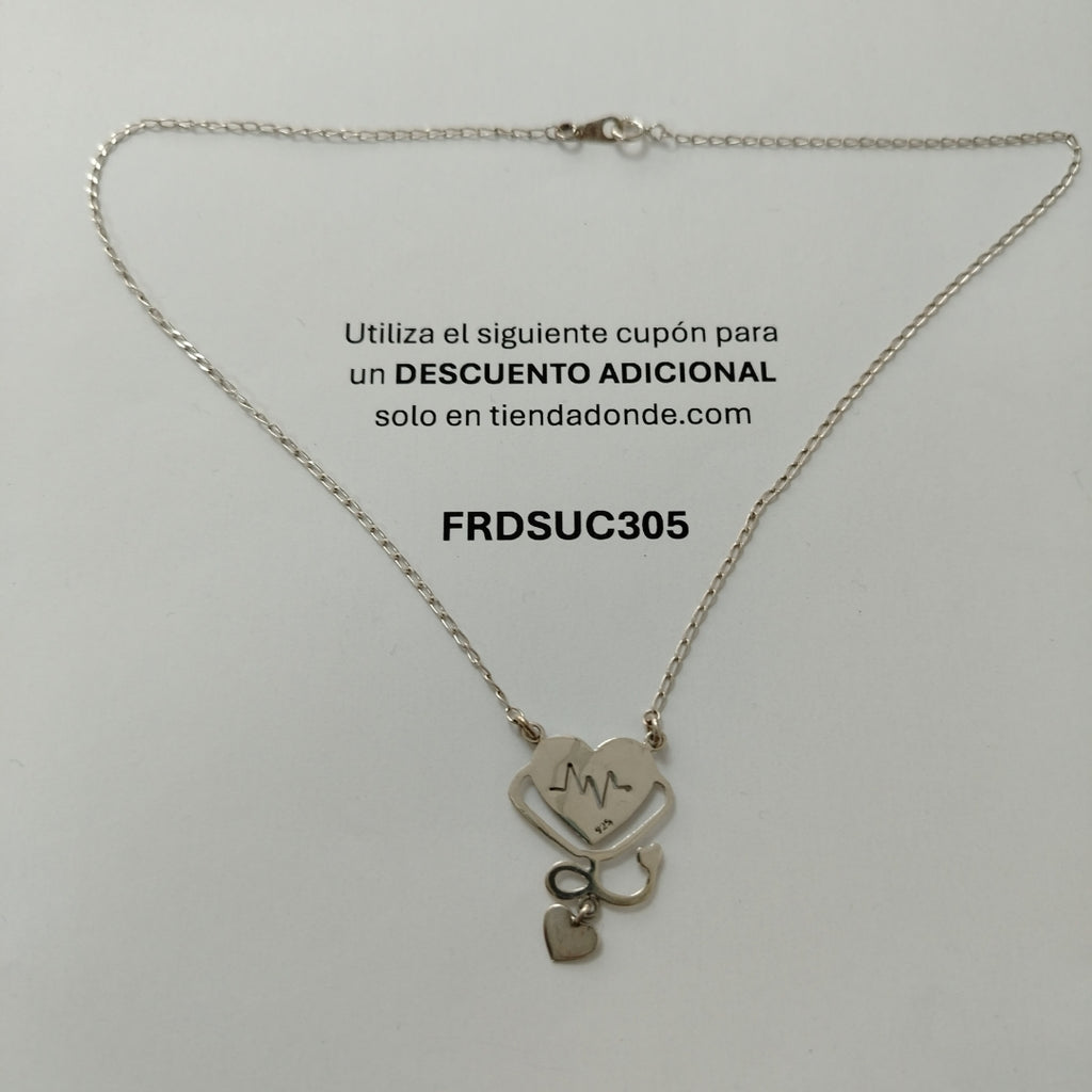 CADENA, DIJE PLATA 3.3 GRMS (SEMINUEVO)