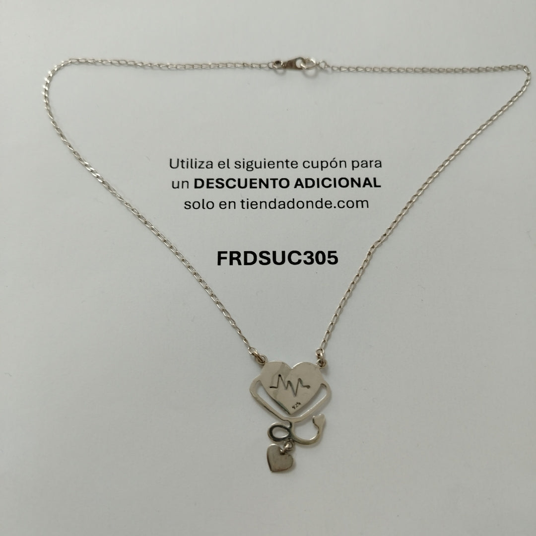 CADENA, DIJE PLATA 3.3 GRMS (SEMINUEVO)