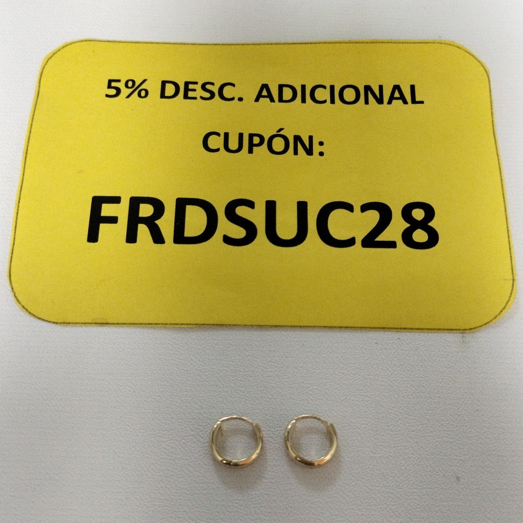 HUGGIES ORO 14K 1.2 (NUEVO)