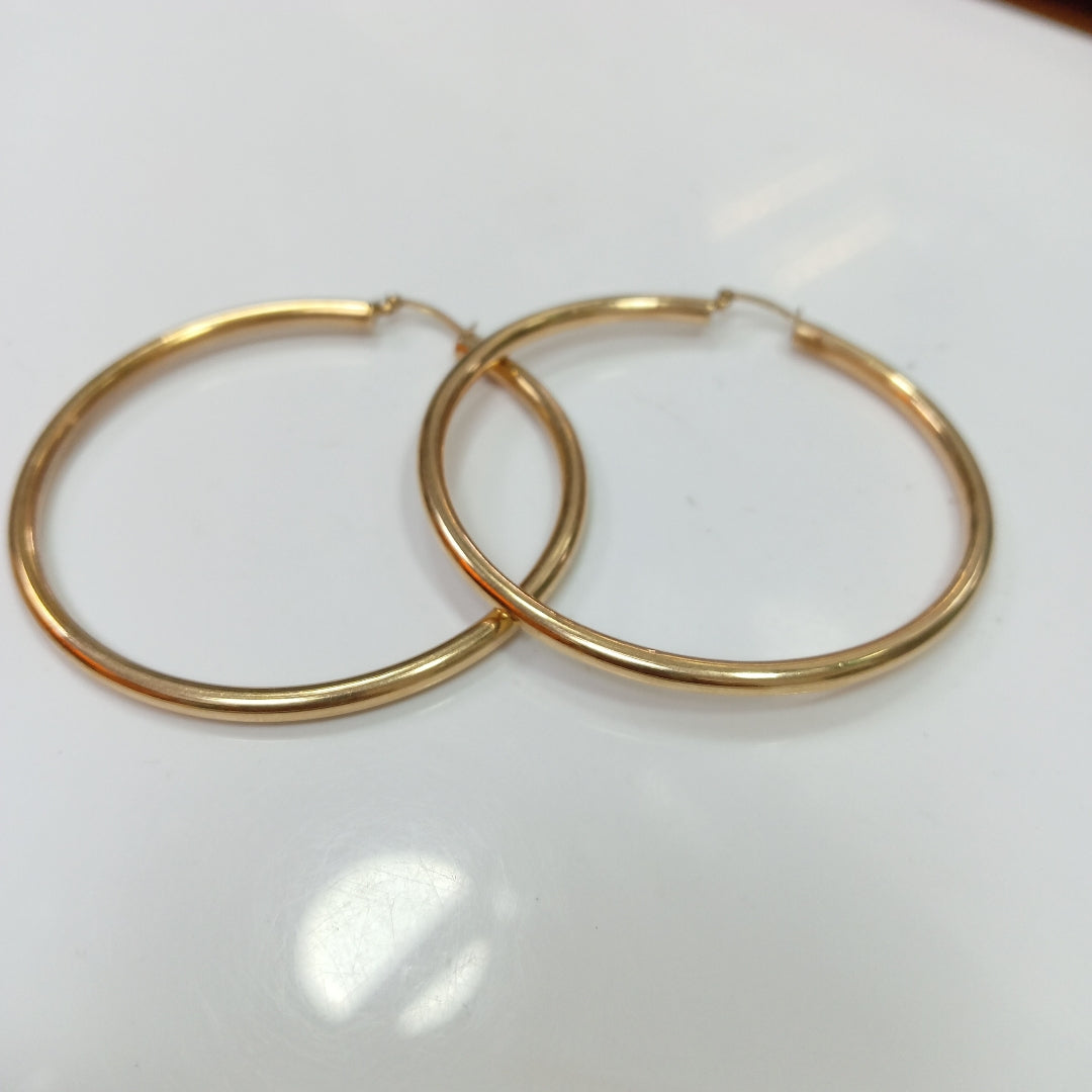 ARRACADAS PAR ORO 10 K 4.6 GRMS (SEMINUEVO)