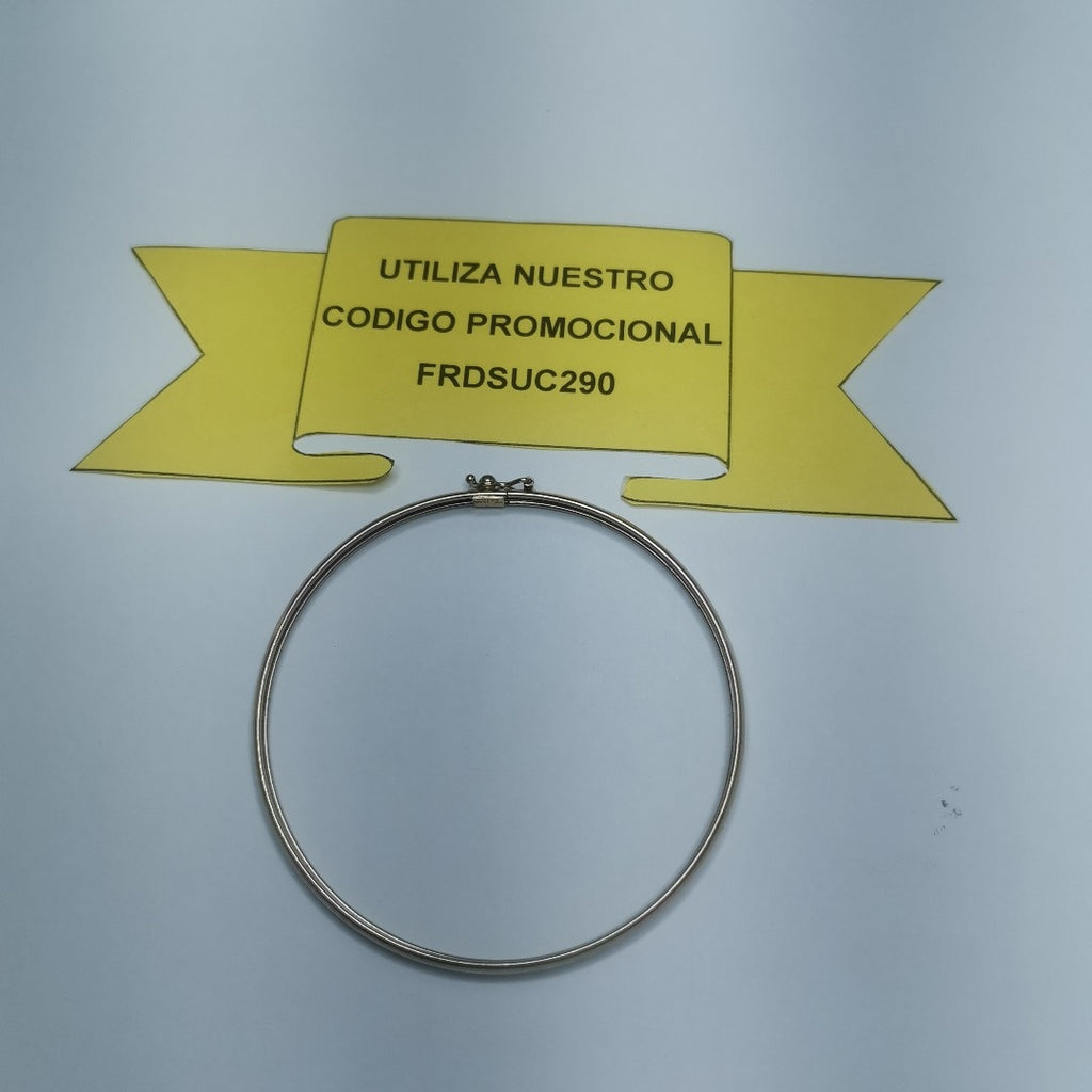 PULSERA RIGIDA ORO 14 K 4.3 GRMS (SEMINUEVO)