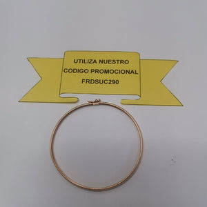 PULSERA RIGIDA ORO 14 K 4.3 GRMS (SEMINUEVO)