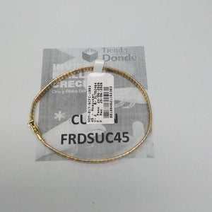 PULSERA ORO COMBINADO 14 K 8,00 GRMS (SEMINUEVO)