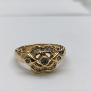 K1 4,10 GRMS 14 K ESPECIFICACIONES COMPLEMENTARIAS ANILLITO CON SNTETICO (SEMINUEVO)