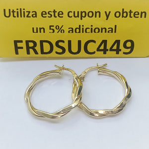 ARRACADAS ORO 10K 1.8 (NUEVO)