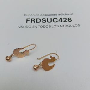 ARETES PAR ORO 10 K 1.2 GRMS (SEMINUEVO)
