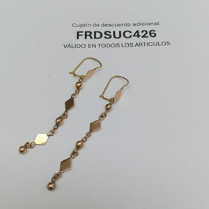 ARETES PAR ORO 10 K 2 GRMS (SEMINUEVO)