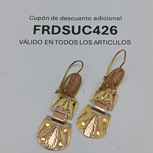 ARETES PAR ORO 8 K 4.9 GRMS (SEMINUEVO)