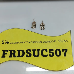 ARETES PAR ORO 14 K 2 GRMS (SEMINUEVO)