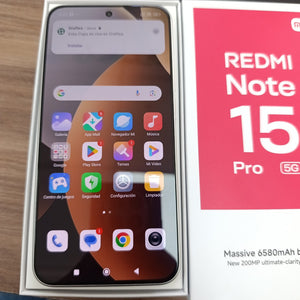 CELULAR XIAOMI REDMI NOTE 15 PRO 5G 25080RABDG (2026) 512 GB 8 GB RAM (SEMINUEVO)