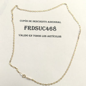 CADENA ORO 10 K 4.5 GRMS (SEMINUEVO)