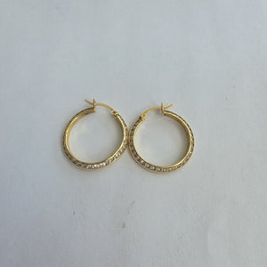 ARRACADAS PAR ORO 14 K 2.2 GRMS (SEMINUEVO)
