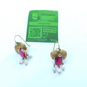 ARETES PAR ORO 8 K 6.6 GRMS (SEMINUEVO)