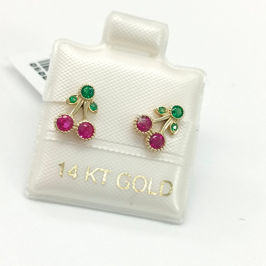 BROQUELES ORO 14K 1 (NUEVO)