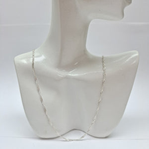 CADENA MEDIO TORZAL PLATA .925 60 CM 2.73 GR (NUEVO)