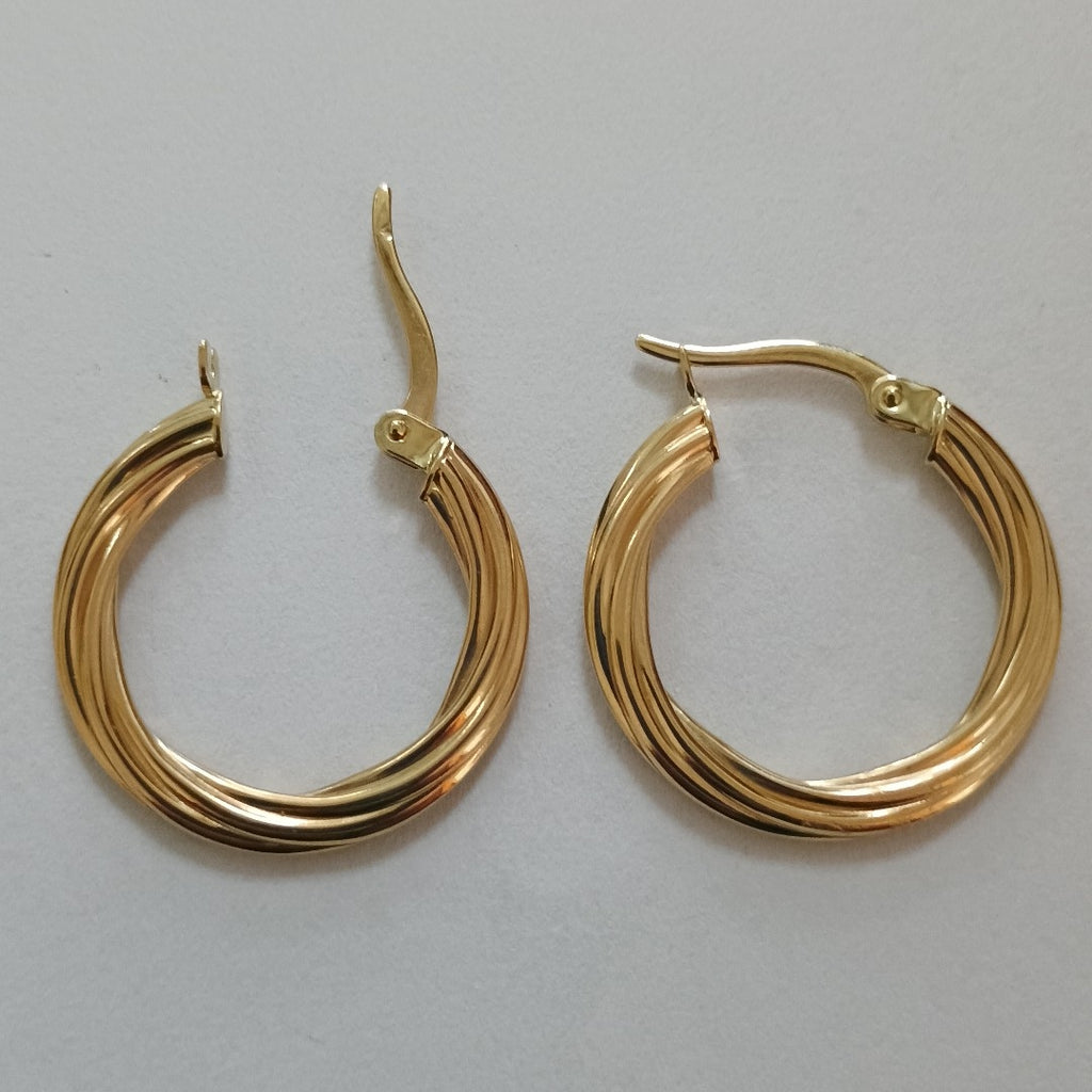 ARRACADAS ORO 14K 1.5 (NUEVO)