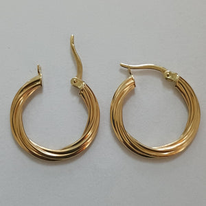 ARRACADAS ORO 14K 1.5 (NUEVO)