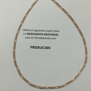 CADENA ORO 10 K 3,10 GRMS (SEMINUEVO)