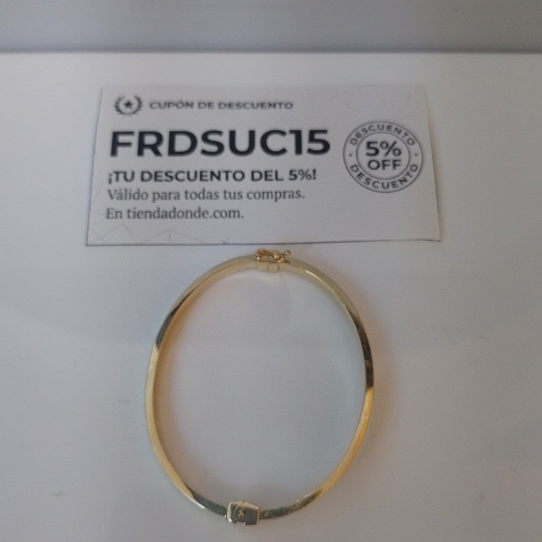 PULSERA RIGIDA ORO 14 K 5.4 GRMS (SEMINUEVO)