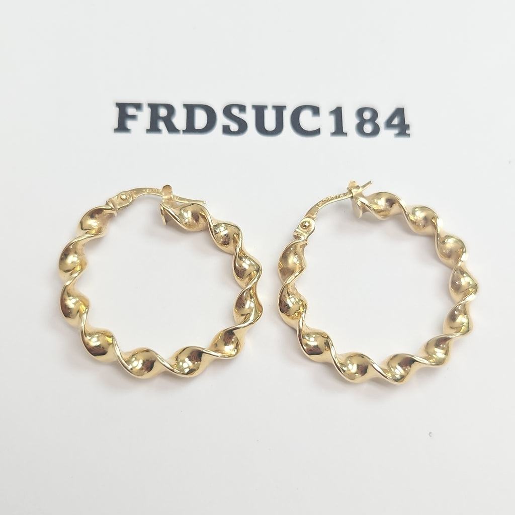 ARRACADAS PAR ORO 14 K 2.2 GRMS (SEMINUEVO)