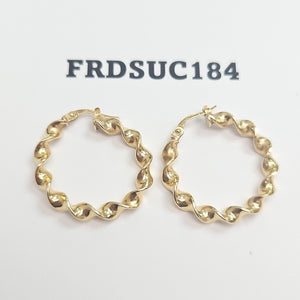 ARRACADAS PAR ORO 14 K 2.2 GRMS (SEMINUEVO)