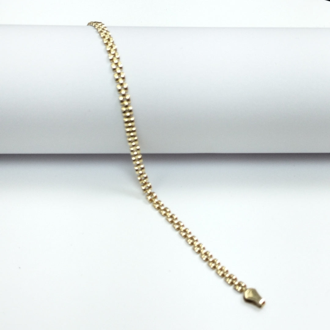 PULSERAS CABALLERO ORO 10K 4.1 (NUEVO)