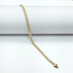 PULSERAS CABALLERO ORO 10K 4.1 (NUEVO)