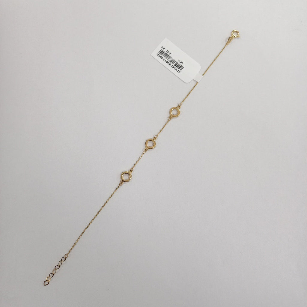 PULSERAS DAMA ORO 14K 1.3 (NUEVO)