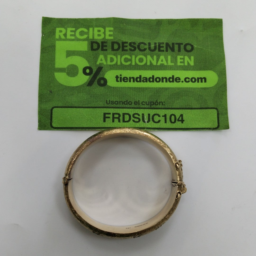 PULSERA RIGIDA ORO 8 K 27,60 GRMS (SEMINUEVO)
