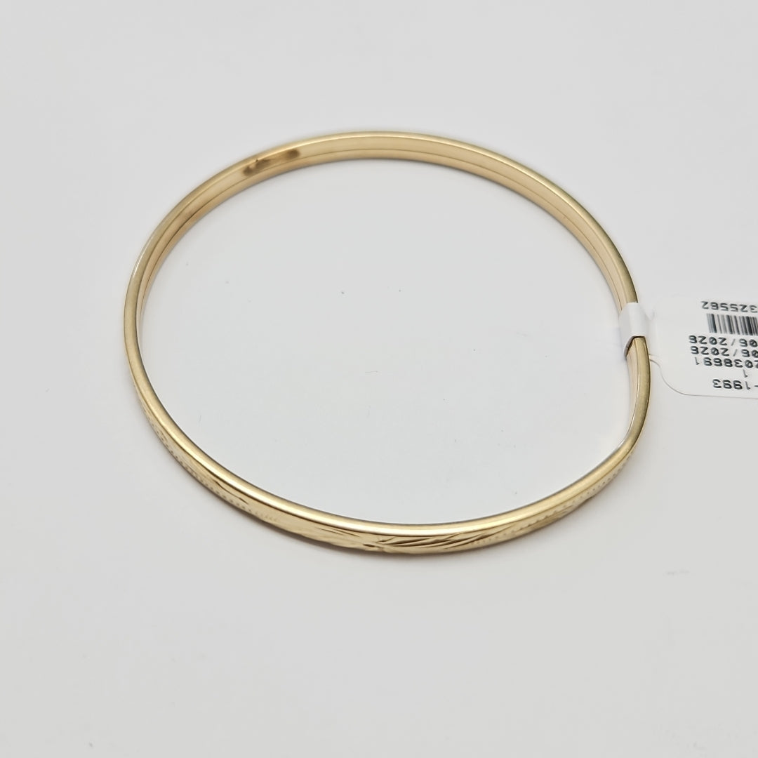 PULSERA RIGIDA ORO 10 K 4.6 GRMS (SEMINUEVO)