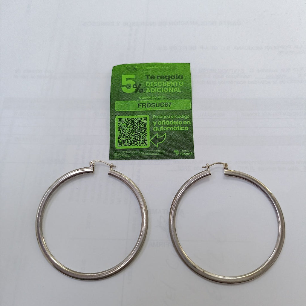 ARRACADAS PAR PLATA 7.3 GRMS (SEMINUEVO)