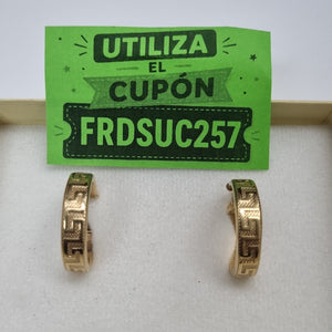 ARRACADAS PAR ORO 14 K 2.6 GRMS (SEMINUEVO)
