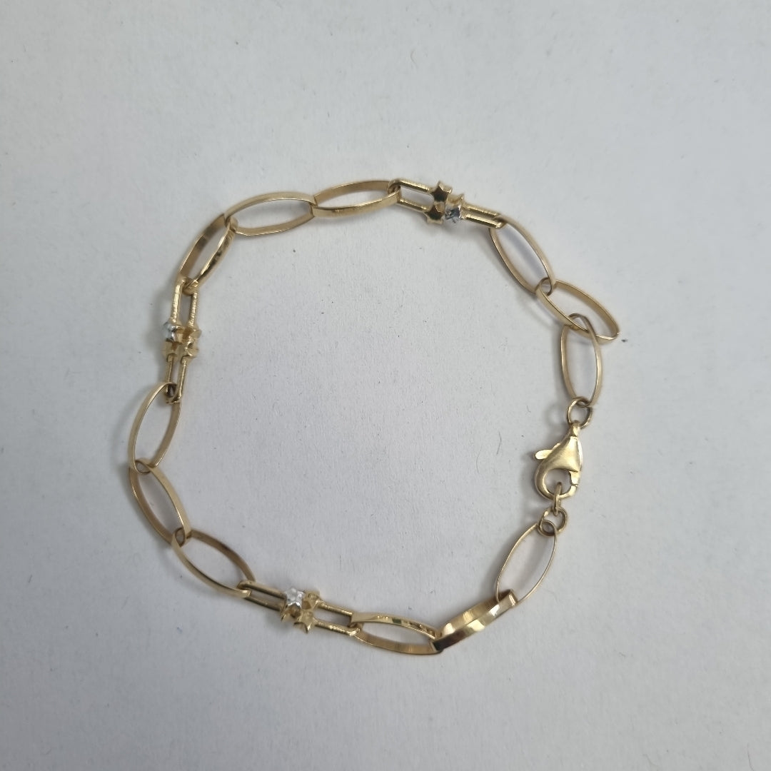 PULSERA ORO 14 K 4.8 GRMS (SEMINUEVO)