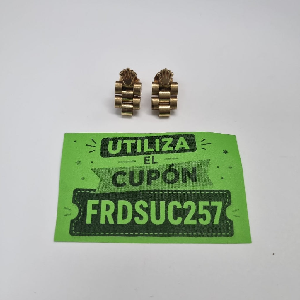 BROQUELES PAR ORO 14 K 5.3 GRMS (SEMINUEVO)
