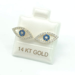 BROQUELES ORO 14K 1.5 (NUEVO)