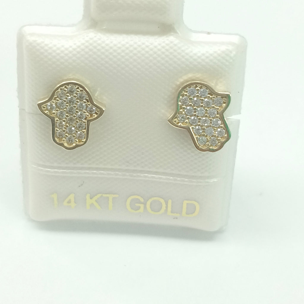 BROQUELES ORO 14K 1.3 (NUEVO)