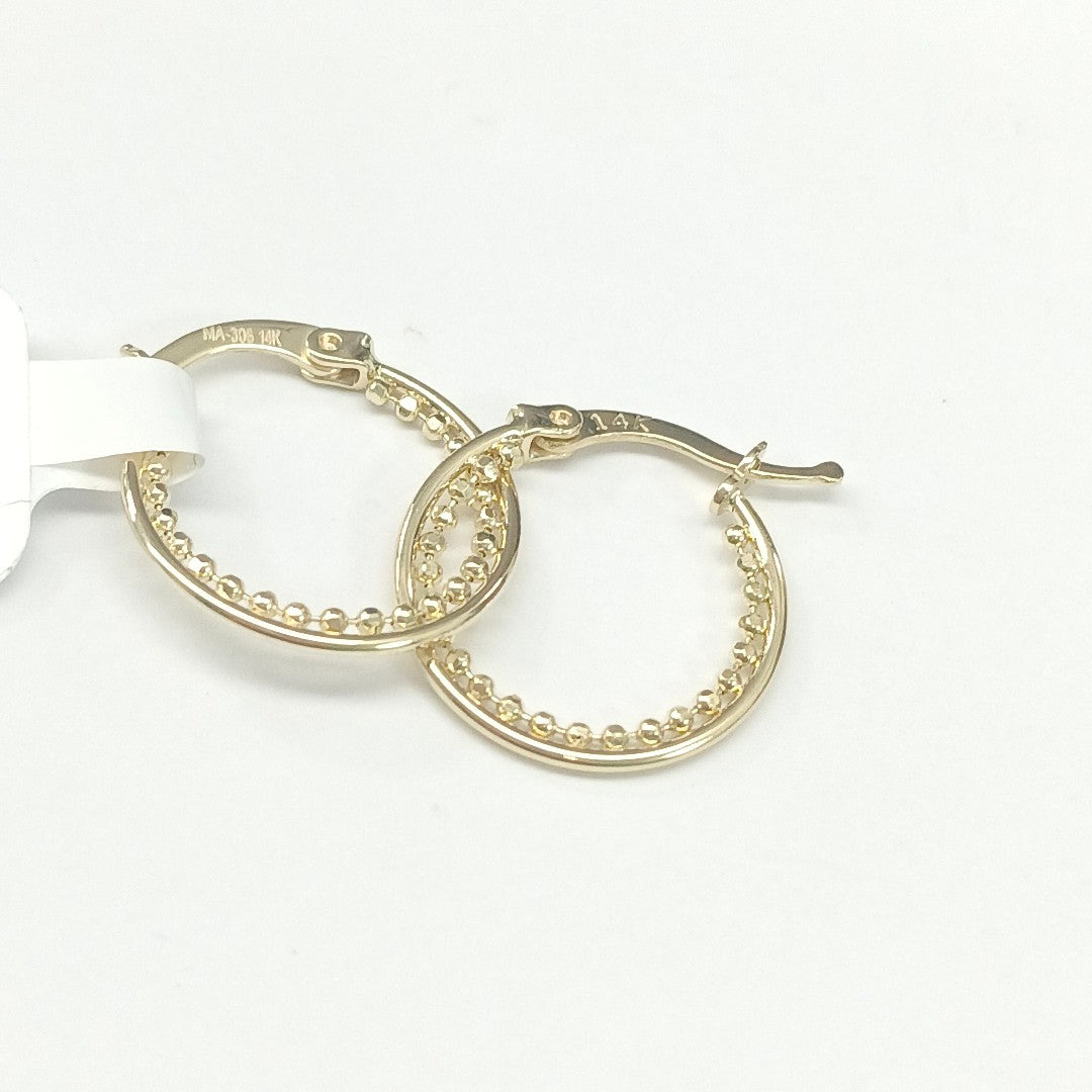ARRACADAS ORO 14K 1.6 (NUEVO)