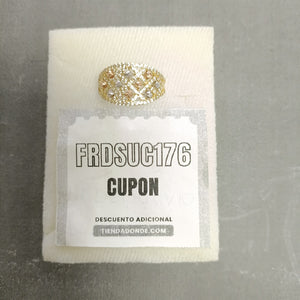 ANILLITO ORO COMBINADO 10 K 2,90 GRMS (SEMINUEVO)